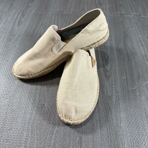 OluKai Women's Linen slip on shoes US 8 Light Beige